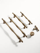 Antique Brass Furniture Cabinet Handle – American Vintage Wardrobe Knob and Drawer Pull Handles