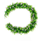 Dlight Decor Eucalyptus Vines with Babysbreath for Wall and Event Decor Pink