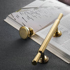 Chrome and Polished Gold Brass Furniture Handles – Modern Cabinet Drawer and Wardrobe Knobs Handles