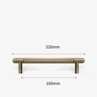 Bronze Cabinet Handles – Antique Furniture Pulls for Wardrobe Vintage Drawer and Cupboard 220mm Handles