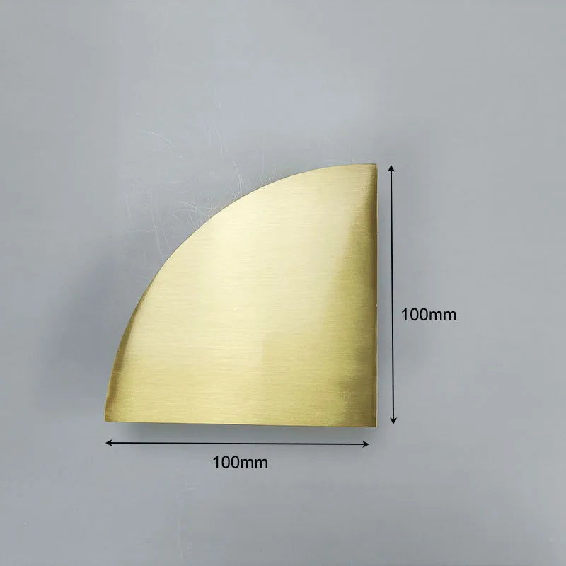 20cm Large Half-Round Brass Furniture Knobs – Wardrobe Handles and Cabinet Pulls TB4006-100 Knobs