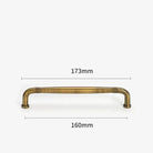 Bronze Cabinet Handles – Antique Furniture Pulls for Wardrobe Vintage Drawer and Cupboard 173mm Handles