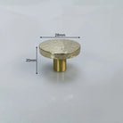 Hammered Brass Cabinet Handles – Light Gold Wardrobe Knobs and Drawer Pulls for American/Nordic Furniture TS0501 1.1