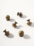 Solid Brass Octagonal Cabinet Knobs – Antique Gold Drawer and Wardrobe Handles knob