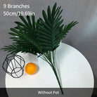 Dlight Decor 50cm Palm Plant with 18 Tropical Leaves 50cm 18Leaves