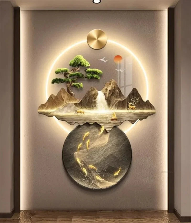 Dlight Decor 3D Wall Painting Light for Hallway Art Wall Art