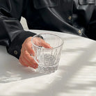 Dlight Decor 200ml Star Diamond Cut Crystal Whisky Glass transparent / 200ml