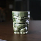60ml Ceramic Tiki Mug – Hawaiian Cocktail Cup for Home Bars & Parties | Dlight Decor green-type4-xixi / 60ml cups