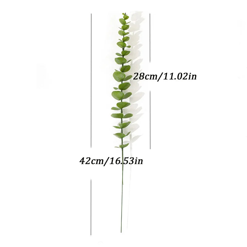 Dlight Decor 42cm Eucalyptus Branches with Money Leaves Set