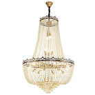 Elegant Crystal Chandelier For Duplex Buildings - A Modern Luxury Fixture Living Rooms Dining