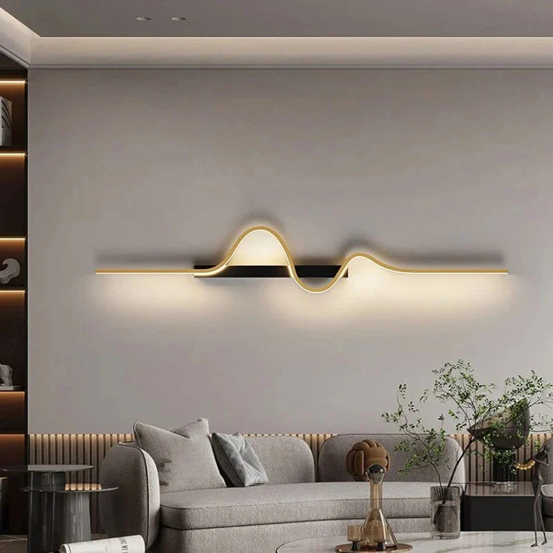 Dlight Decor Black Modern LED Wall Light Fixture