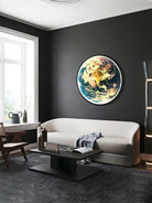 Dlight Decor Planet Mural Wall Light for Interiors Wall Art
