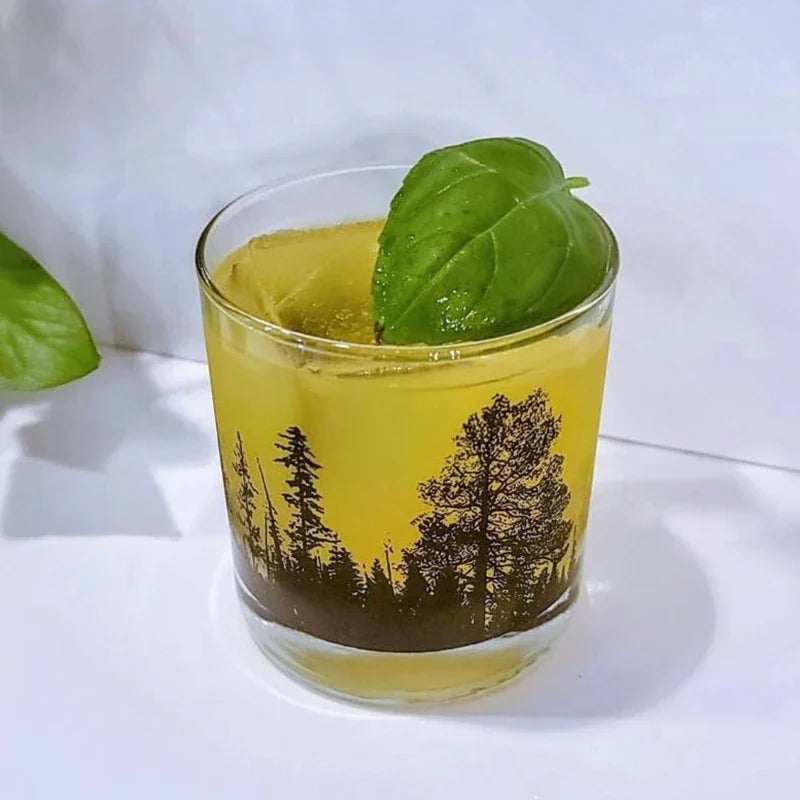 Dlight Decor 300ml Forest Animal Whiskey Glass for Nature Lovers 1pcs / 300ml