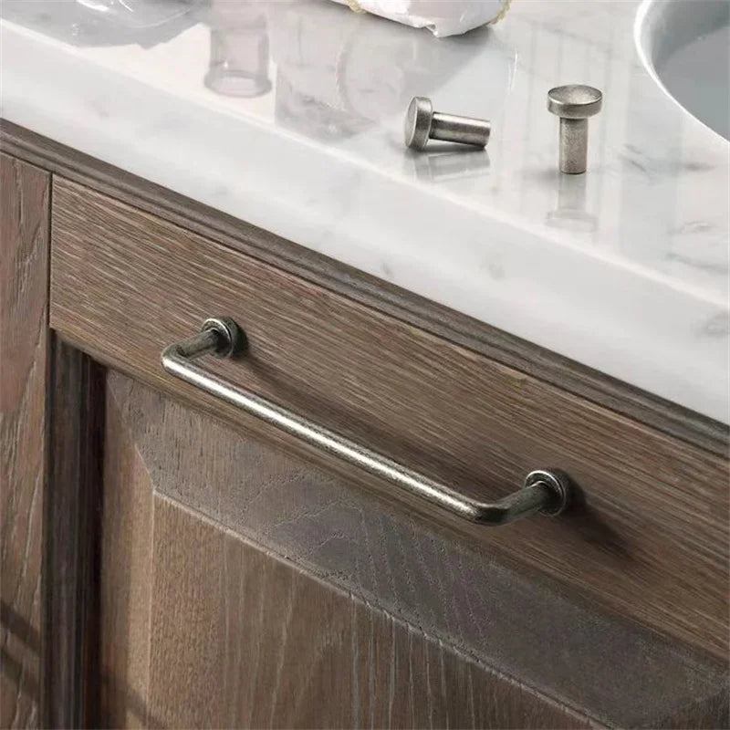 Antique Zinc Alloy Drawer and Cabinet Handles – Retro Bronze Vintage Style Handles