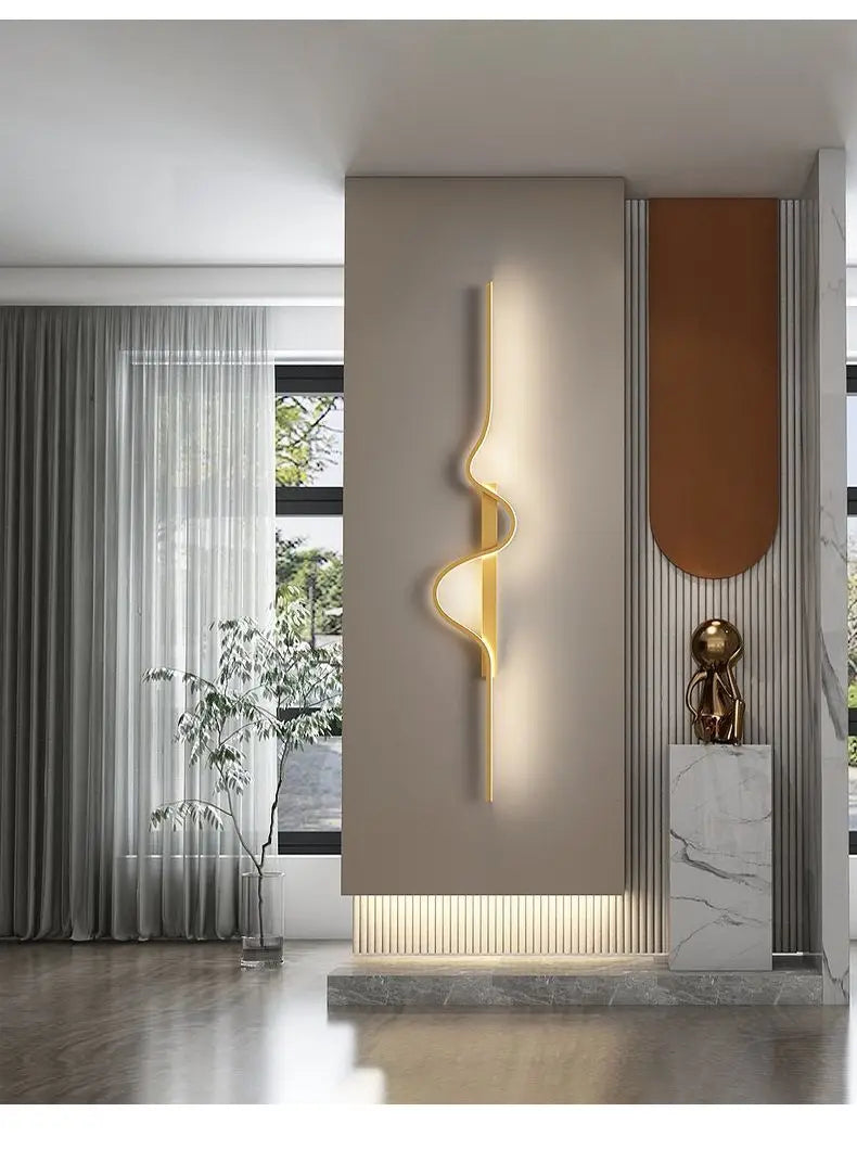 Dlight Decor Black Modern LED Wall Light Fixture