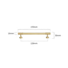 Gold Chrome Polished Gold Spiral Deco Furniture Handles – Modern Kitchen Cabinet and Wardrobe Pulls 9020-B159 Handles