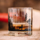 Dlight Decor 300ml Forest Animal Whiskey Glass for Nature Lovers 1pcs / 300ml