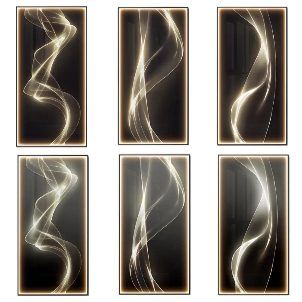 Dlight Decor Linear Wall Lamp for Modern Interiors Wall Art
