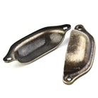 10Pcs Retro Antique Brass Shell Pull Handles – Vintage Kitchen Drawer and Cabinet Knobs 10pcs Door Pull