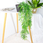 Dlight Decor 105cm Hanging Bamboo Leaf Vine for Garden and Home Wall Decor