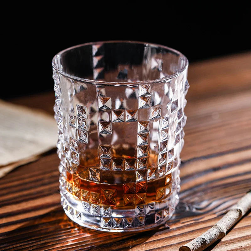 Dlight Decor Diamond Relief Glass Cup 315ml / 350ml