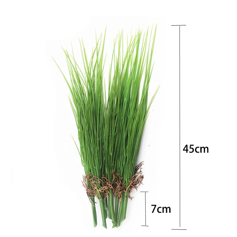 Dlight Decor Onion Grass Bunch for Natural Green Wall and Home Decor
