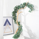 Dlight Decor 200cm Eucalyptus Vine with Willow Leaves for Hanging Decor