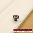 Retro Bronze Cabinet Handles - Antique Metal Kitchen Door Pulls and Wardrobe Knobs 128mm 2808-Small Handles