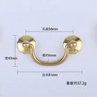 Antique Brass Arch Cabinet Pulls – Vintage Drawer Handles for Home Improvement T Copper 56mm Pulls