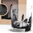 Dlight Decor 300ml Forest Animal Whiskey Glass for Nature Lovers 1pcs / 300ml
