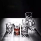 Dlight Decor 6pc Retro Engraved Glass Set Whisky Beer Juice & Water Cups 50ml / 6pcs