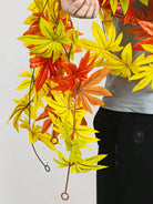 Dlight Decor 200cm Fall Maple Leaf Garland for Autumn and Halloween Decor