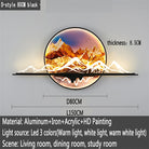 Dlight Decor Artistic Landscape Wall Glow Lamp E L150CM / M / CHINA|3 colors Wall Art
