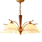 Medieval Vintage Solid Wood Chandelier - Warm And Romantic Lighting For Living Dining Rooms