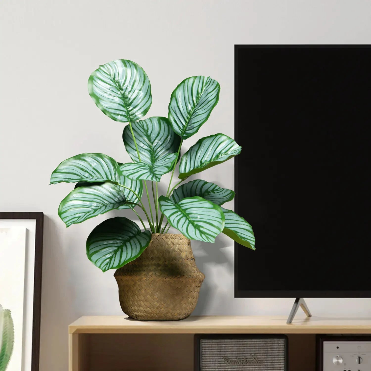 Dlight Decor Monstera Palm Branch for Tropical Home Styling A