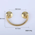 Antique Brass Arch Cabinet Pulls – Vintage Drawer Handles for Home Improvement Copper 56mm Pulls