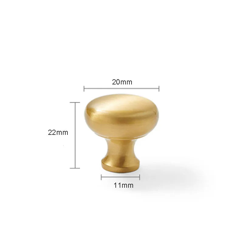New Brass Cabinet Handles – Modern T-Bar Pulls and Drawer Knobs for Kitchen and Wardrobe 20mm knobs Handles