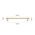 Gold Chrome Polished Gold Spiral Deco Furniture Handles – Modern Kitchen Cabinet and Wardrobe Pulls 9020-B266 Handles