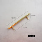 Nordic Handmade Brass Hammered Cabinet Handles – High-End Pulls for Drawers Wardrobes and Kitchen Furniture Hammer