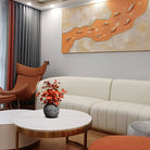 Dlight Decor 33cm Four Leaf Clover Plant with Bell Tree Leaves for Home and Party Decor