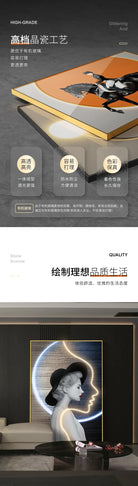 Dlight Decor Ceramic Art Wall Lamp for Interiors Wall Art