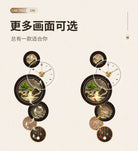 Dlight Decor Nine Fish Clock Wall Light Mural Wall Art