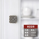 Antique Bronze Cabinet Knobs and Handles – Vintage Furniture Hardware 8225 single hole Handles