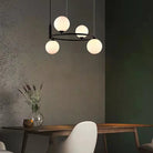 Nordic Designer Led Ceiling Chandelier - Glass Lampshade With G9 Bulb Socket For Living Room Center