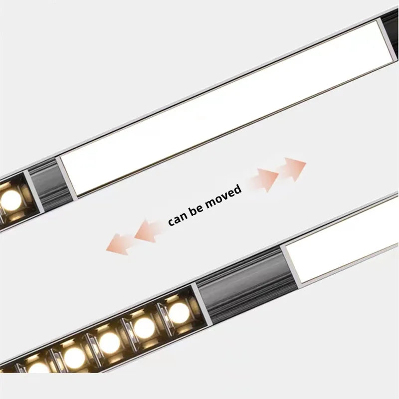 Modern Magnetic Track Lights - Embedded LED Spotlight Downlight ceiling light