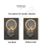 Dlight Decor Reindeer Wall Glow for Luxe Entry Spaces Wall Art