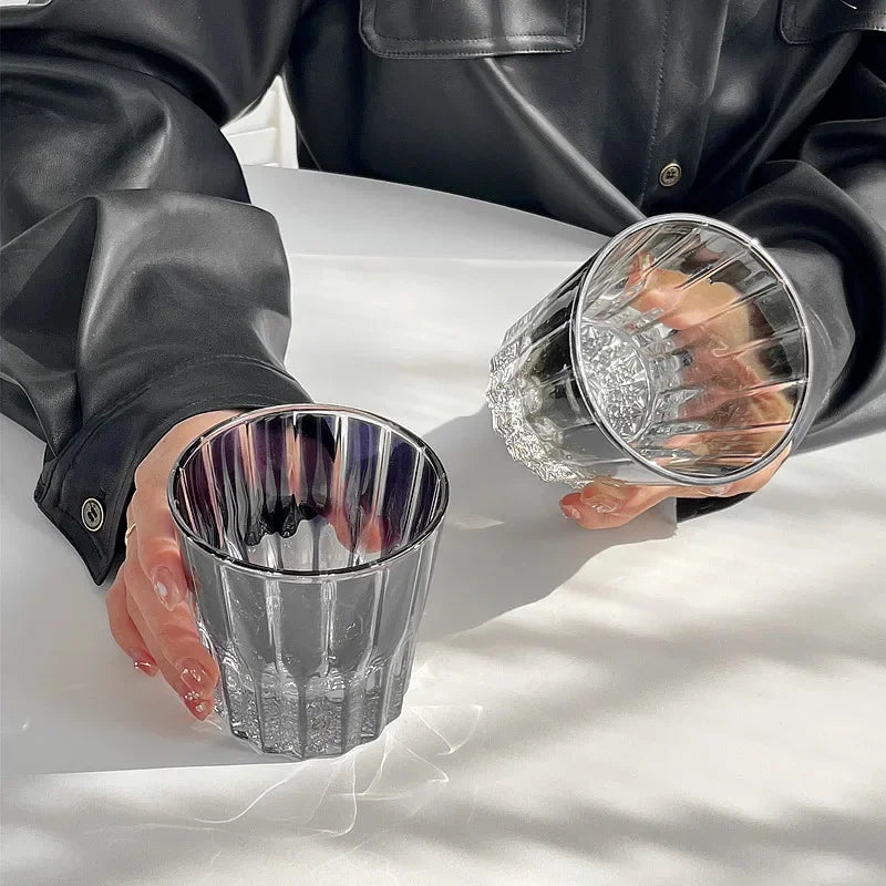 Dlight Decor 200ml Star Diamond Cut Crystal Whisky Glass