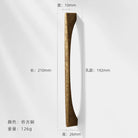 Antique Bronze Wardrobe Door Handles – Zinc Alloy Cabinet Pulls and Drawer Knobs 2042-192mm Handles