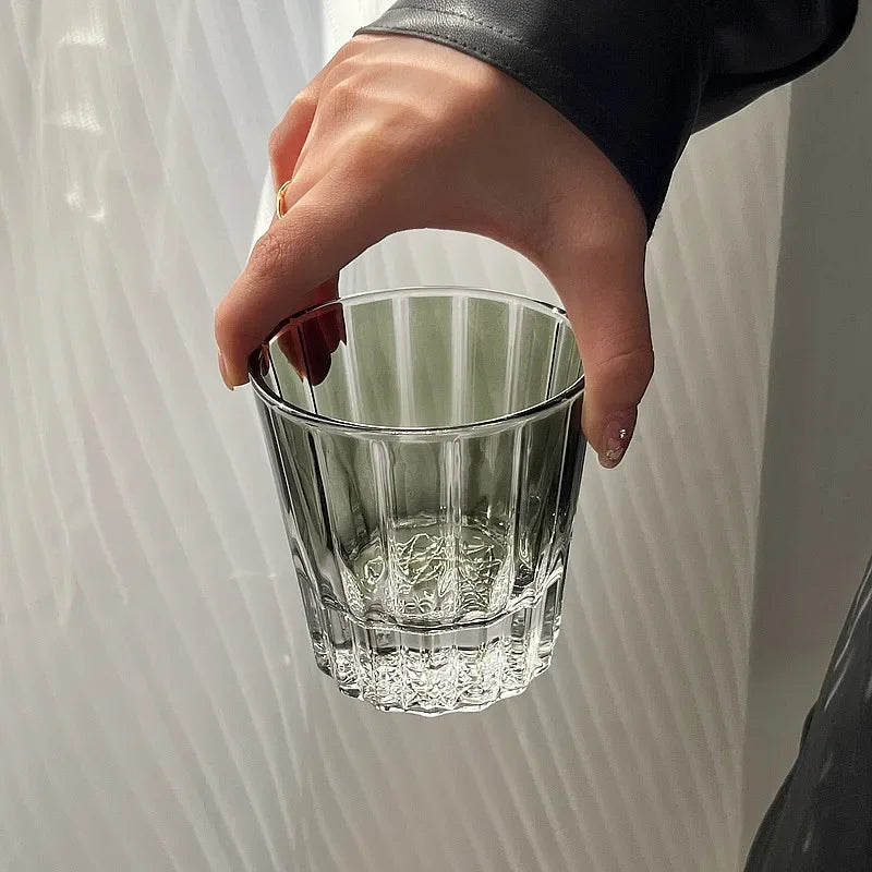 Dlight Decor 200ml Star Diamond Cut Crystal Whisky Glass