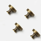Antique Brass Round Cabinet Knobs – Vintage Drawer Wardrobe and Cupboard Pulls knob